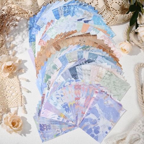 150 Sheets Scrapbook Paper Vintage Scrapbooking Paper 6 Packs Junk Journal Supplies for Crafts DIY Cards Gift Wrap Patterned Cardstock 3.17x4.72Inch in Saudi Arabia