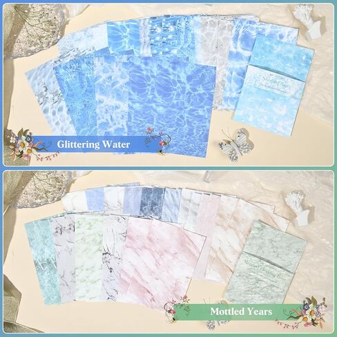 150 Sheets Scrapbook Paper Vintage Scrapbooking Paper 6 Packs Junk Journal Supplies for Crafts DIY Cards Gift Wrap Patterned Cardstock 3.17x4.72Inch in Saudi Arabia