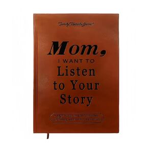 NIGRITY Mom, I Want to Listen to Your Story,A Mother's Guided Journal,Tell Me Your Life Story With Ribbon Bookmark Great Gift for Mom Birthday (MoM)
