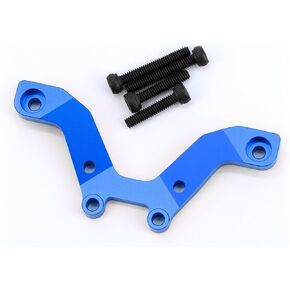 Aluminum Alloy Front Damper Plate Upgrade Parts for Arrma 1/18 Typhon Grom Mega 380,Replace #ARA2106 (Blue)