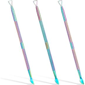 3 PCS Tickity Tickety Scratcher Tool ، Metal Lottery Scratch Off Stickers Lotto Scratcher Tool Multi-Use Drassing Tool Label Scriping for Tickets Descelsers Films (Rainbow)