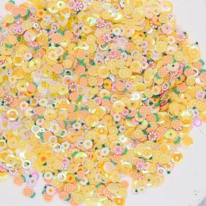 Kscraft Summer Pibes 3D Polymer Slices مزيج من الترتر من أجل DIY Shaker Nail Art Supplies Paper Crrafting Decoration Arts (Strawberry Mix 01)