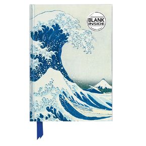 Hokusai: The Great Wave (Foiled Blank Journal) (Flame Tree Blank Notebooks)