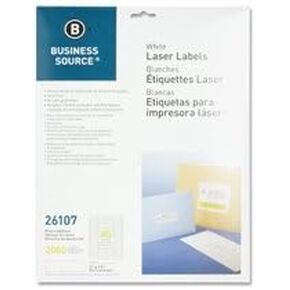 مصدر الأعمال BSN26108 التسميات البريدية- العنوان الإرجاع- laser- .50in.x1-.75in.- 8000-PK- WE