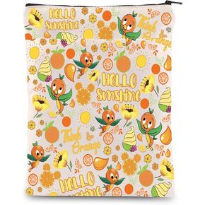Maofaed Think Orange Book Sleeve Bird Lovers Gift Cartoon Character Fan Gift for Girlfriend Mothter (Think Orange BSL)