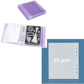 Unimeix 12 PCS Sheets Magnetic Sheets Cover + 24 Bill Sill