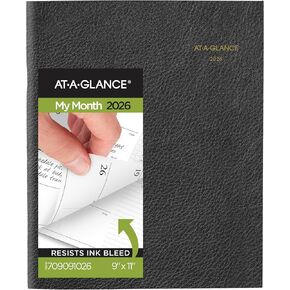 AT-A-GLANCE 2026 PADFOLIO MENTORY ERBILL لـ 70-290 ، 9 "× 11" ، كبير ، تنفيذي (709091026)