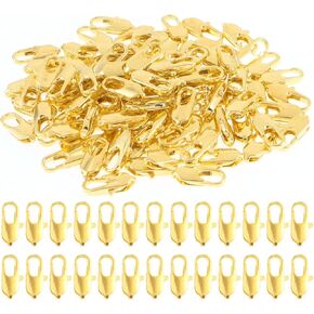 100pcs جراد البحر مشابك مخلب الصف A من الفولاذ المقاوم للصدأ المجوهرات جراد البحر clasp موصل خطاف الخطاف لصالح سوار القلفة صنع المجوهرات (14 × 7 مم)