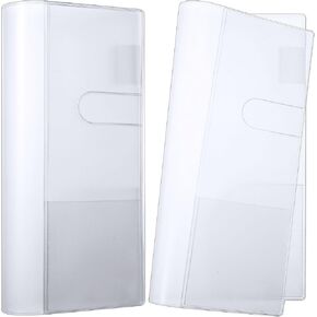 Transparent plastic protective cover, suitable for Weeks or planner cover protection. The PVC transparent protective cover can effectively protect notebooks, planners, Weeks, and books