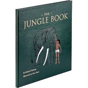 صورة رسومية كتاب الغابة في جلد فاخر يدوي