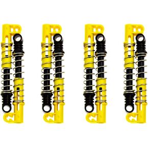8pcs Absorber Technic Light Shock Absorber (95292C01) متوافق مع أجزاء LEGO MOC ، امتصاص الصدمات التقنية 9.5L مع زنبرك صلب إضافي (أصفر)