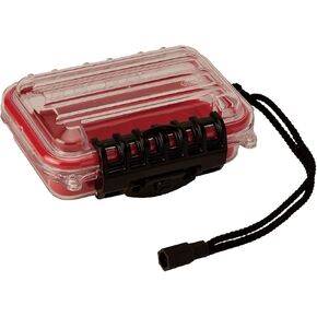 Plano Guide Series 3400 Style Polycarbonate Field Box Red/Clear, One Size