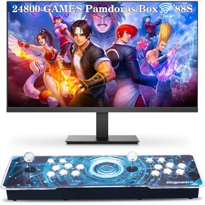 3D Arcade Game Console ، 24800 Game ، WiFi ، 720p HD ، Pandora Box 88S for TV/PC/Projector