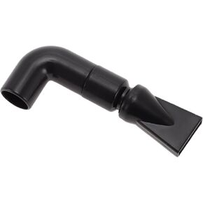 Aquarium Nozzle, Aquarium Pump Duckbill Nozzle, Plastic Fish Tank Duckbill Tube for Aquarium, 0.59" OD Water Inlet, Black