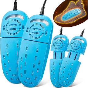 2 Pack Shoe Dryers Telescopic Boot Dryer for Rainy Seasons Household Electric Baking Shoes Machine for Socks (White)