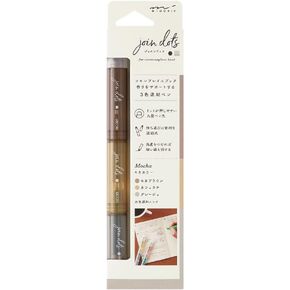Midori 38139006 Joindots 3 Color Mocha Rollerball Pen