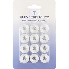 CleverDelights Size A Prebound Probbins - 12 Pack - Size A Class 15 - Polyester Thread - SA156 استبدال
