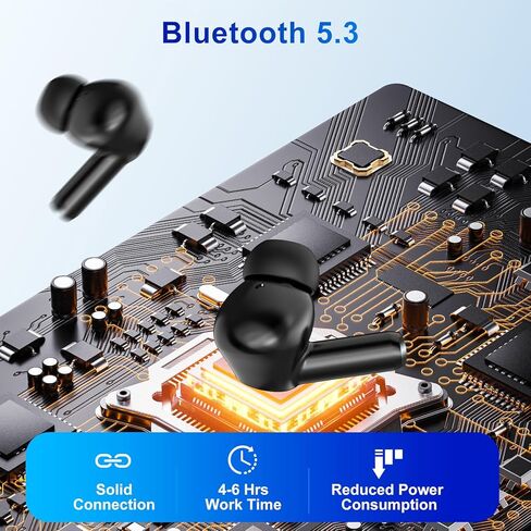 AI Language Translation Earbuds Translator in Real Time 0.5S,Two-Way Bluetooth Translator Device with APP for 144+ Languages Translation Packs,Spanish English Translation Headphone,M10 (Black) in Kuwait