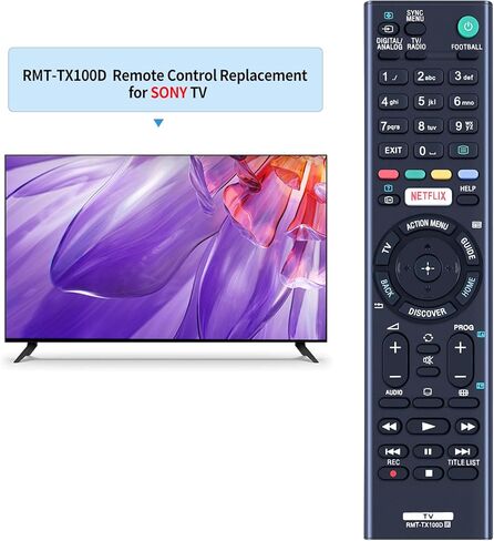 RMF-TX310U Voice Mic Replace Remote Control fit for Sony Bravia TV XBR-65X800G XBR-43X800G XBR-65X900F XBR-85X850F XBR-75X800G XBR-49X800G XBR-65X850F XBR-75X900F XBR-85X900F XBR-55X900F XBR-49X900F in Kuwait