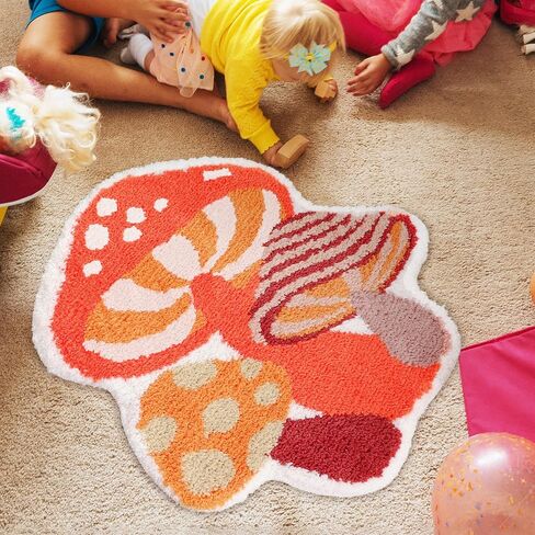 Leaf Rug Flower Monstera Plant Shaped Rug - Cute Small Green Bath Mat Bathroom Rug Non Slip, Water Absorbent, Machine Washable in Saudi Arabia
