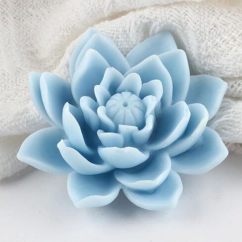 Lotus Flower Silicone Molds - Resin & Gypsum Candle Molds for Home Decor & Aromatherapy in Saudi Arabia