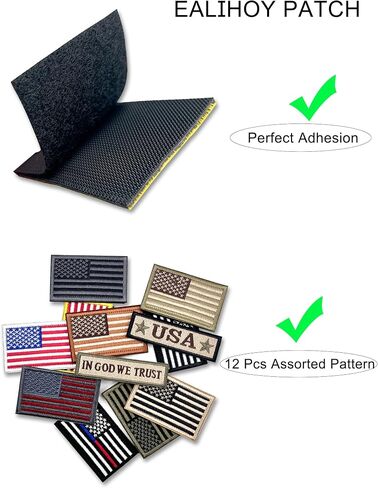 2 Pcs Christmas Hook & Loop Fastener Patches,Funny Cute Embroidered Christmas Patches for Clothes,Hats, Backpacks, Etc Sew On Option in Saudi Arabia
