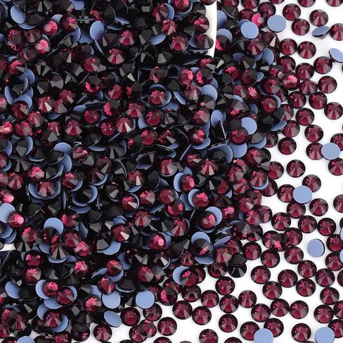 12000PCS Crystal Hotfix Rhinestones Bulk, Flatback Glass Hot Fix Rhinestones for Clothing, Crafts, DIY Decor Iron-On Rhinestones for Fabric(Gold SS10) in Saudi Arabia