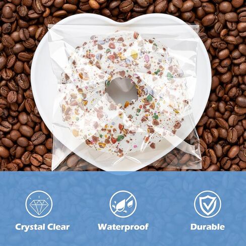 70 Pcs Cellophane Bags, Self Sealing Cookie Bags, Reusable Treat Bag, Clear Plastic Bag for Treats, Candy, Bakery Packaging, Party Favors, Jewelry, Coins, Products (4x6) in Saudi Arabia
