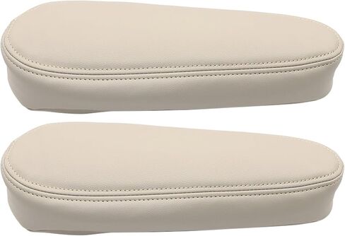 FZJDSD 2pcs Medium Neutral Tan 522 Leather Seat Armrest Cover Compatible with Chevy Silverado Avalanche GMC Sierra 2000 2001 2002 2003 2004 2005 2006 in Saudi Arabia