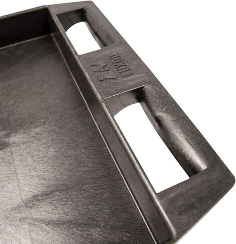 Luxor"24"" x 18"" Plastic Utility Tub Cart- Three Shelf- Black" -SEC111-B in Saudi Arabia
