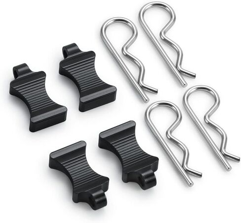 RCLions 4PCS RC Car Body Clips Pins with Pull Taps for 1/6th Axial SCX6 RC Crawler Car Upgrades Parts (Red) in Kuwait