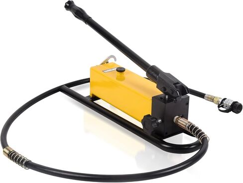 مضخة يدوية هيدروليكية يدوية LCyindu 900cc 10000Psi أسطوانة هيدروليكية محمولة تعمل بشكل فردي للأدوات الهيدروليكية من النوع المنفصل، مضخة رفع هيدروليكية، CP-700 in Kuwait