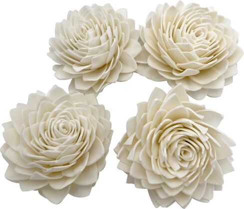 by M&M 5175 Sola Shred Roses - Handmade Sola Wood Shreddable Foot Toys, Lightweight, Lots of Thin Wood Layers, Delightfully Fun for Small to Med Size Pet Bird Species in Kuwait