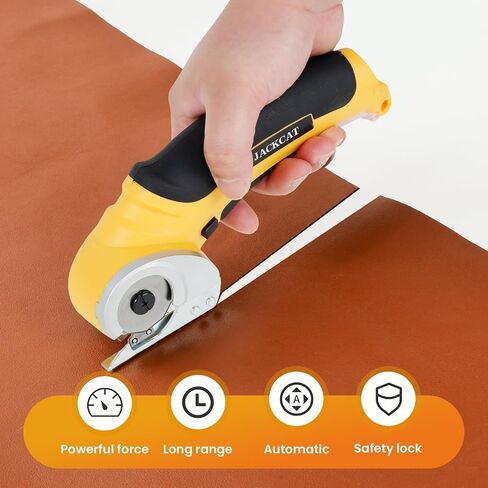 Cordless Electric Scissors,Sturdy Cardboard Cutter Tool Rechargeable Cardboard Box Cutter Multipurpose Fabric Scissor with Safety Lock Switch for Cardboard Leather Plastic Mat Felt(Pink) in Saudi Arabia