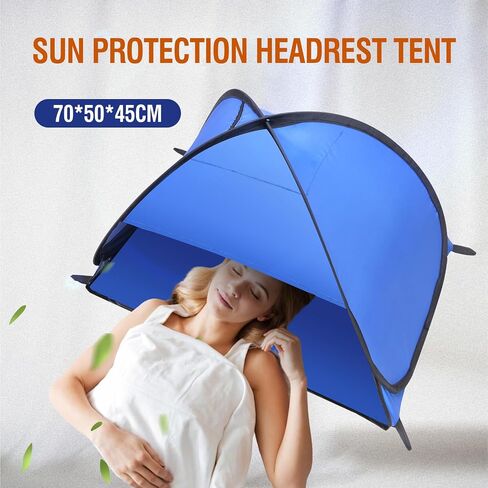 Pop Up Dog Beach Tent,Mini Head Tent,can be Fixed Small Dog Beach Sun Shelters Tent,shelter for cat,Waterproof and Breathable Mobile Phone Stand with Nails in Kuwait