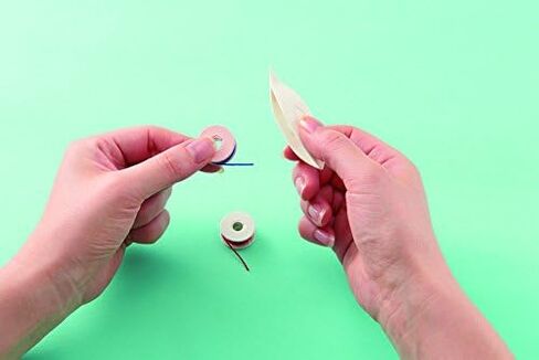 Clover 57-737 Tatting Lace Tool, Tatting Shuttle Bobbin, White in Saudi Arabia