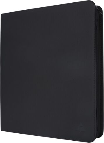 Rayvol 2000 Trading Card Binder, 16 Pocket D-Ring Card Binder Fit 2016 Cards - Large Card Collection Binder with Double-Sided Black Pages for TCG in Kuwait