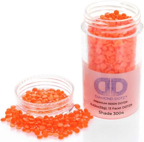 Diamond Dotz 2.8mm 12g Neon Neon Yellow AB - حرة الطلاء الماس الحرة ، حبات فن الماس ، تدريبات بديلة ، جواهر فضفاضة للحرف اليدوية والمشاريع الفنية in Kuwait