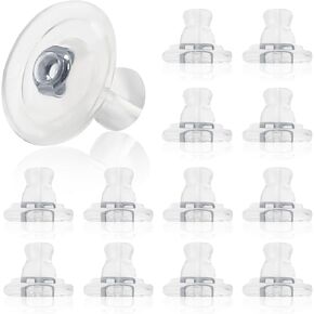 16 PCS ظهور السيليكون مع تصميم قفل الذهب 18K - مثالي للأقراط الثقيلة والأزرار المتدلية ، ظهورها الناعمة الناعمة للرجال والنساء - الذهب