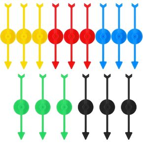 15 PCS Arrow Game Spinners ، 3.94in 5 Colors Plastic Spinners for Board Game Spinners for Active DIY Project