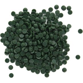 Diamond Dotz 2.8mm 12g Hunter Green - حبات اللوحة الماس الحرة ، حبات فن الماس ، تدريبات بديلة ، جواهر فضفاضة للحرف اليدوية والمشاريع الفنية