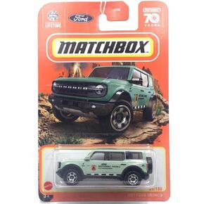 مربع Matchbox 2021 فورد برونكو 25/100 (النعناع الأخضر) 1:64 النطاق الشاحنة المعدنية القابلة للتجميع للأطفال
