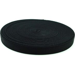 Bras Elastic Tape Underwear Webbing Band,Black Nylon Bra Shoulder Elastic Knit Tape,Pack 10 Yards