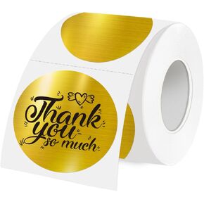 3 Inch Holographic Thermal Labels,Round Thermal Printer Labels,Waterproof Thermal Printer Stickers for DIY Logo Design,Name Tag,QR Code,Thanks Card 150 Labels/Roll (Small dots)