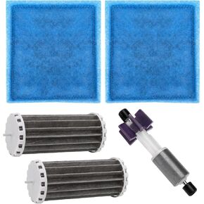 Aquarium Filter Cartridges Kit For Marine-land Pen-guin Power Filters 350 Includes Aquarium Impeller, Rite Size C Filter Cartridges, Biowheel Filter for Fish Tank Multiple Stage Filtration, PRBW2350B