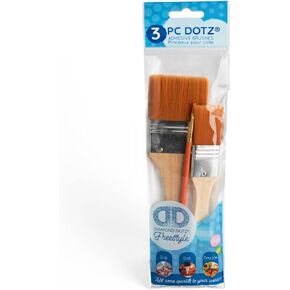 Diamond Dotz Accessories Deluxe Brush Pack ، مثالية لمجموعات الأعمال الفنية للطلاء الماسي ، وإمدادات فنون الأحجار الكريمة ، ومجموعات فنون الماس الإبداعية للبالغين