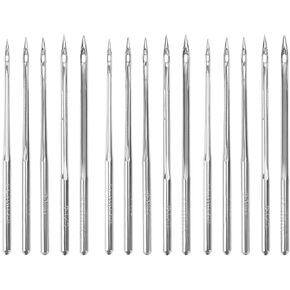 LT Easiyl 50pcs آلة الخياطة الإبر DBX1 الإبرة العالمية الصناعية لإبر آلة الخياطة العالمية الصناعية (14 16 18 20 22)