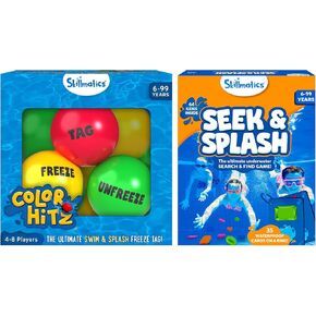 CALLMATICS COLE HITZ & SEEK & Splash Bundle ، مثالية لمسبح السباحة والمرح الصيفي للأطفال ، والهدايا للبنين والبنات الذين تتراوح أعمارهم بين 6 ، 7 ، 8 وما فوق