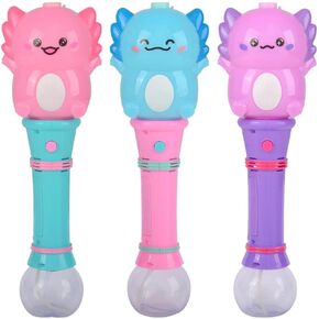 Rhode Island Novelty 12" Light-Up Axolotl Bubble Wand