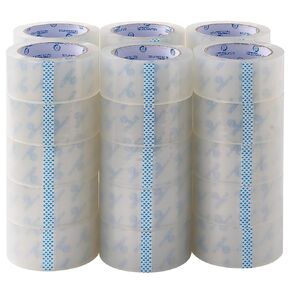Heavy Duty Packing Tape Clear 36 Rolls, Total 2340Y, 2.5 Mil, 1.88 inch x 65 Yards, Ultra Strong Packing and Shipping Tapes